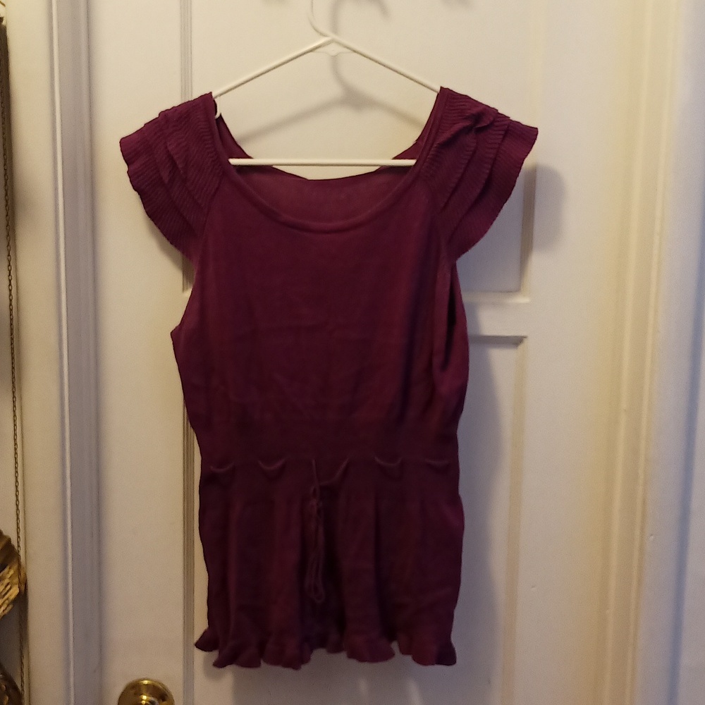 Purple women's top